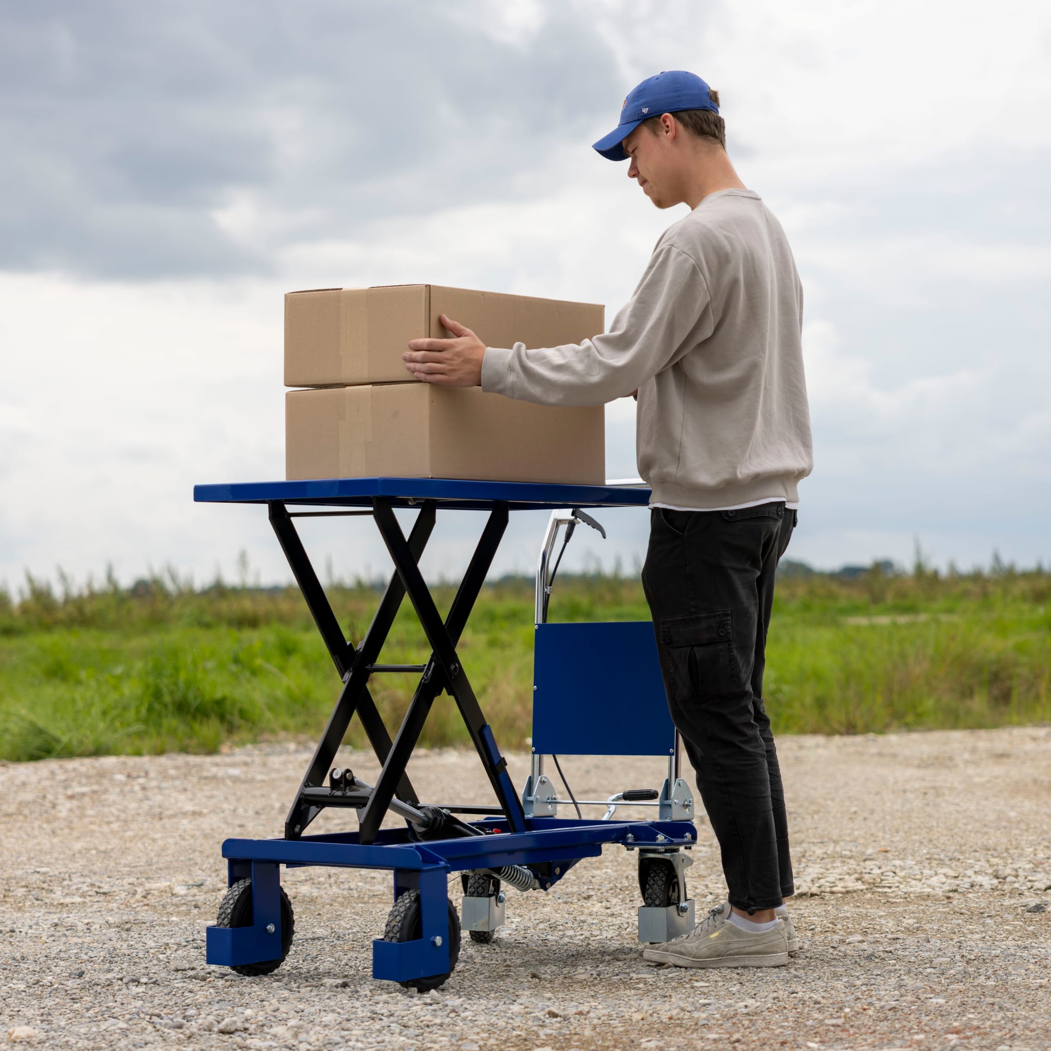 Wózek nożycowy platformowy XOFFROAD