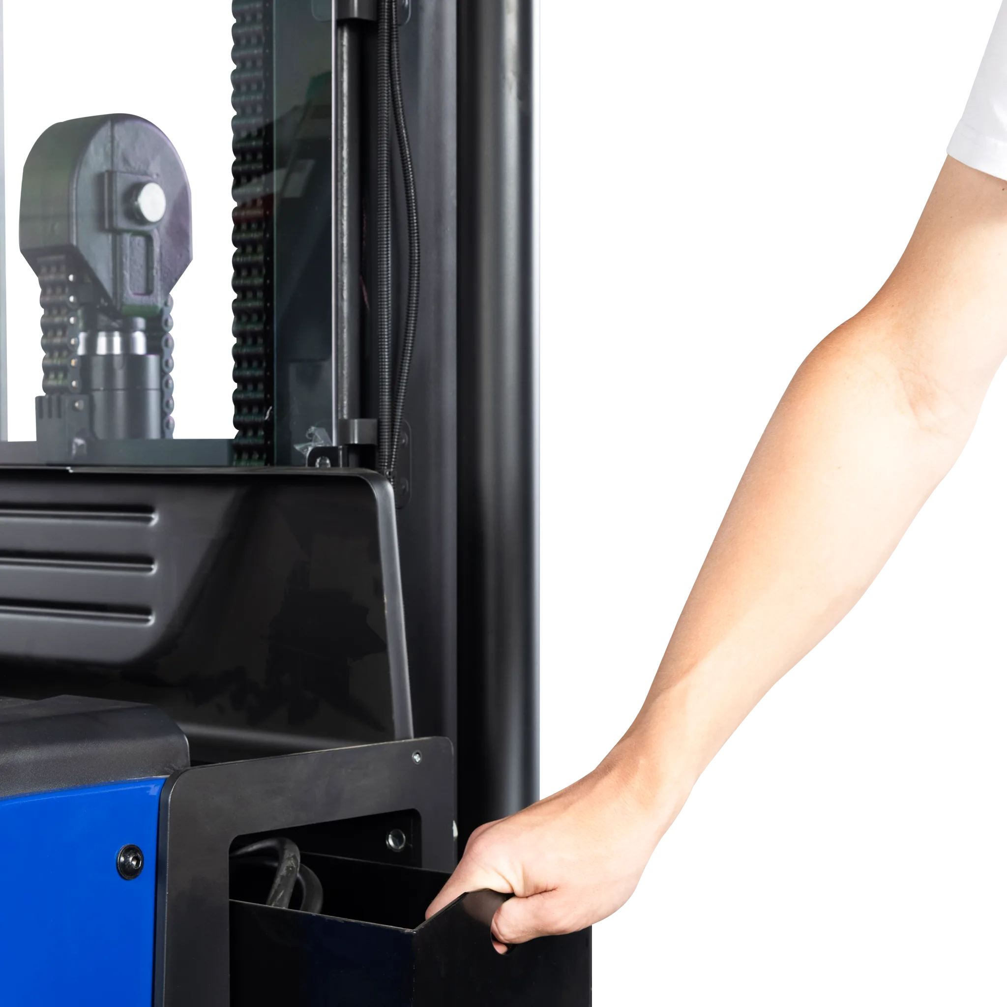 Elektryczny wózek paletowy SPRINT z platformą kierowcy