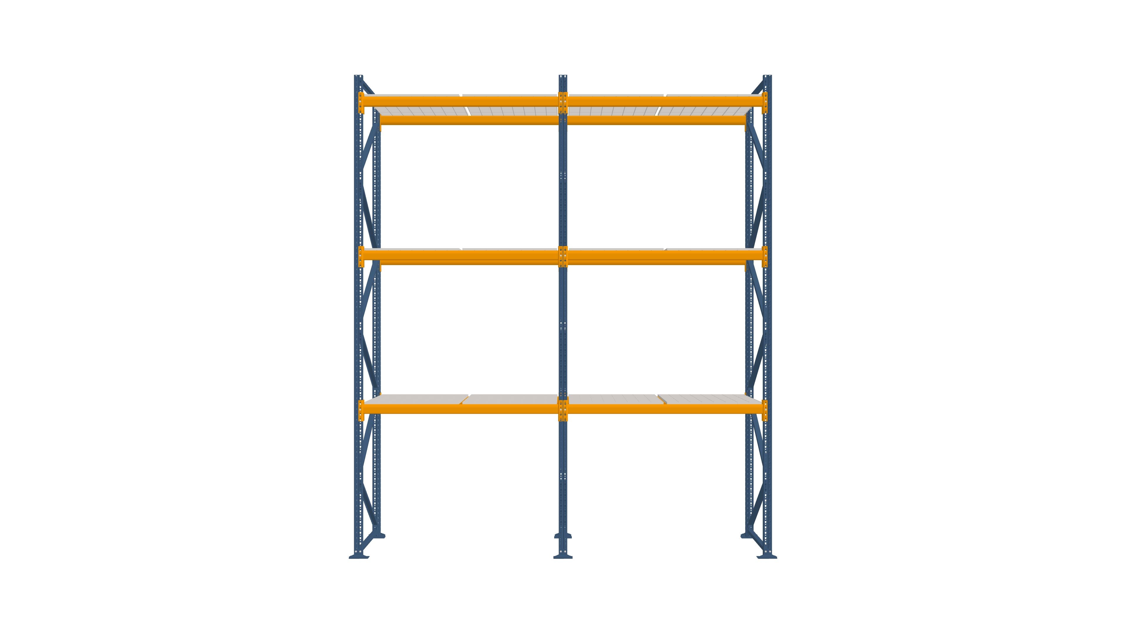 Konfiguration vom 17.11.2025 - 3.99 m x 4.50 m für 16 Paletten mit 500 kg