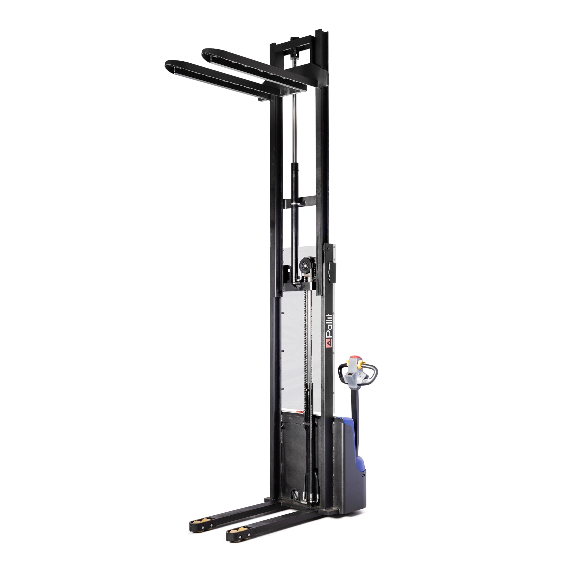 Pedestrian stacker PRECISE with proportional lift and full free lift