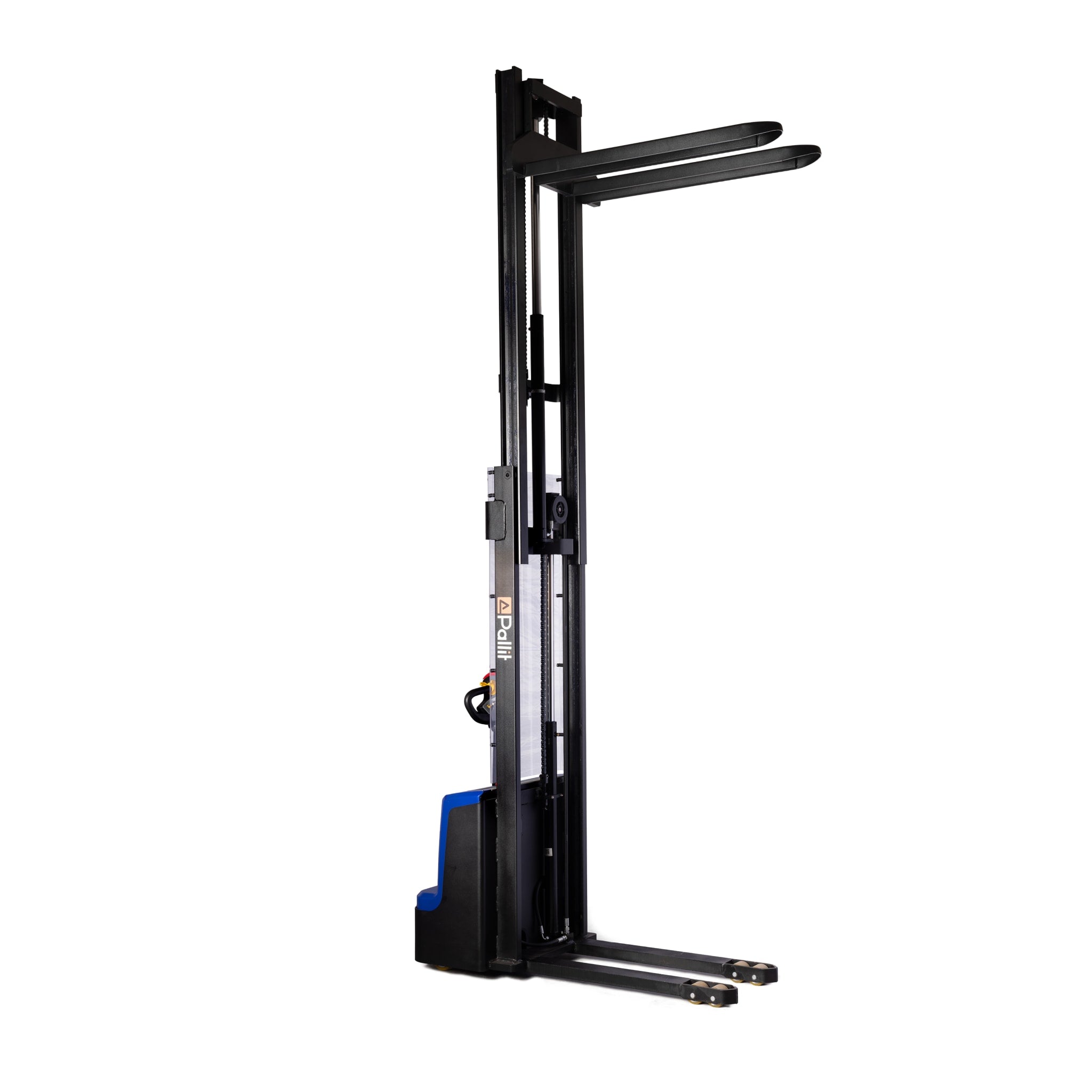 Pedestrian stacker PRECISE with proportional lift and full free lift