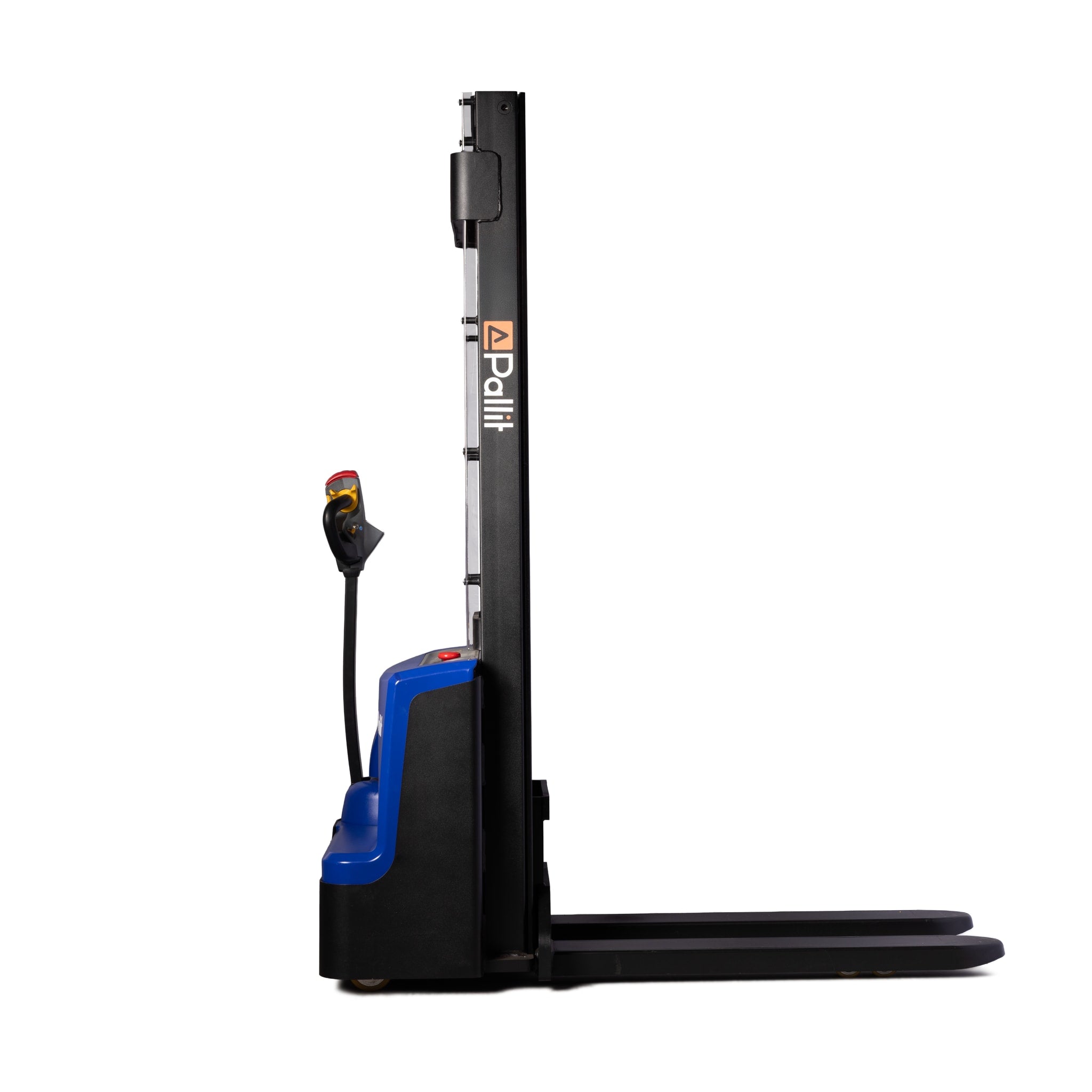 Pedestrian stacker PRECISE with proportional lift and full free lift