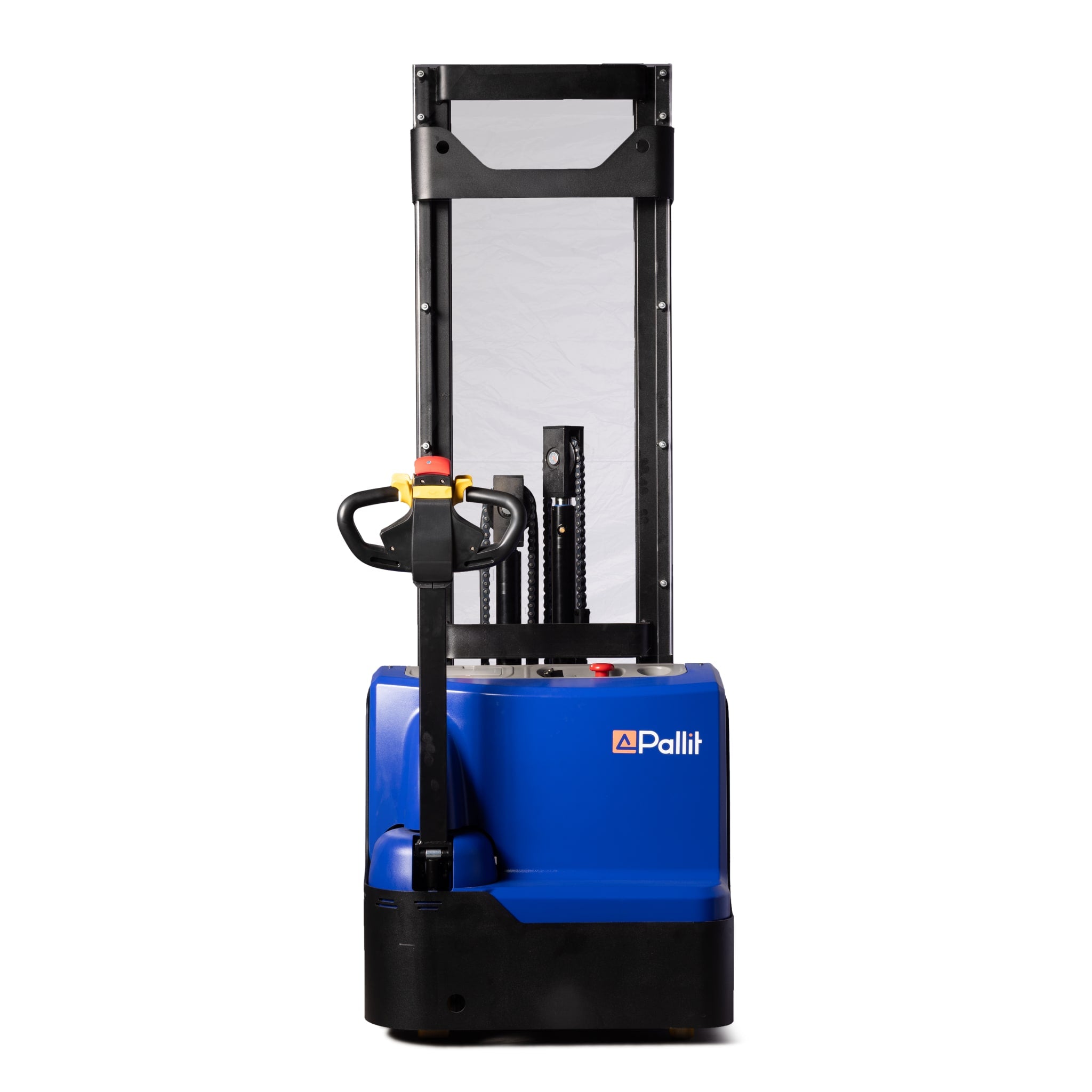 Pedestrian stacker PRECISE with proportional lift and full free lift