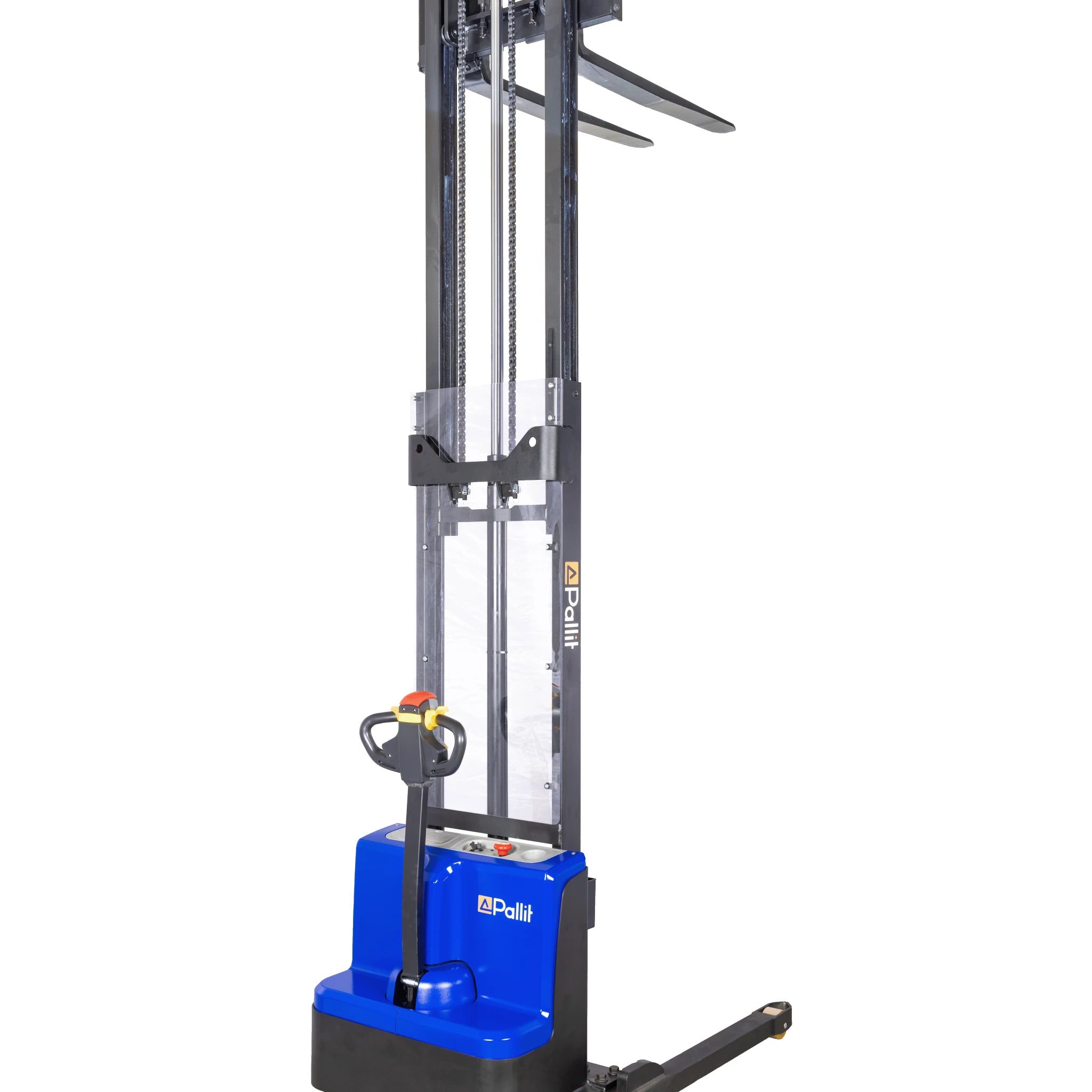 Wide-gauge electric pallet stacker BROAD