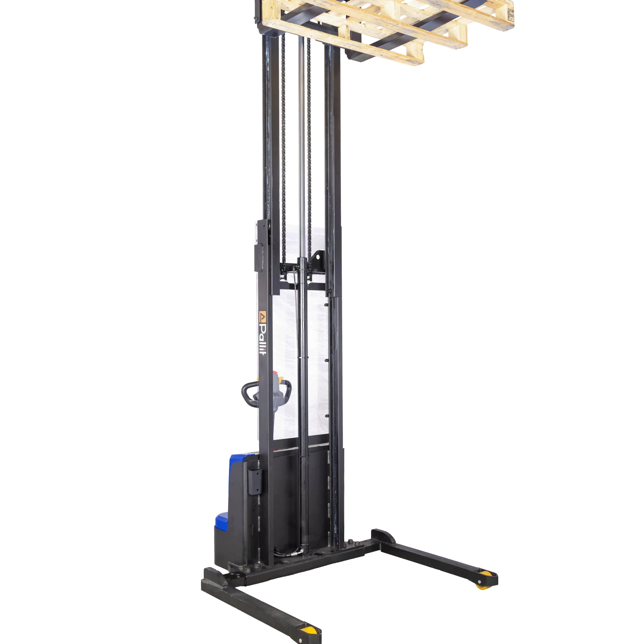 Wide-gauge electric pallet stacker BROAD
