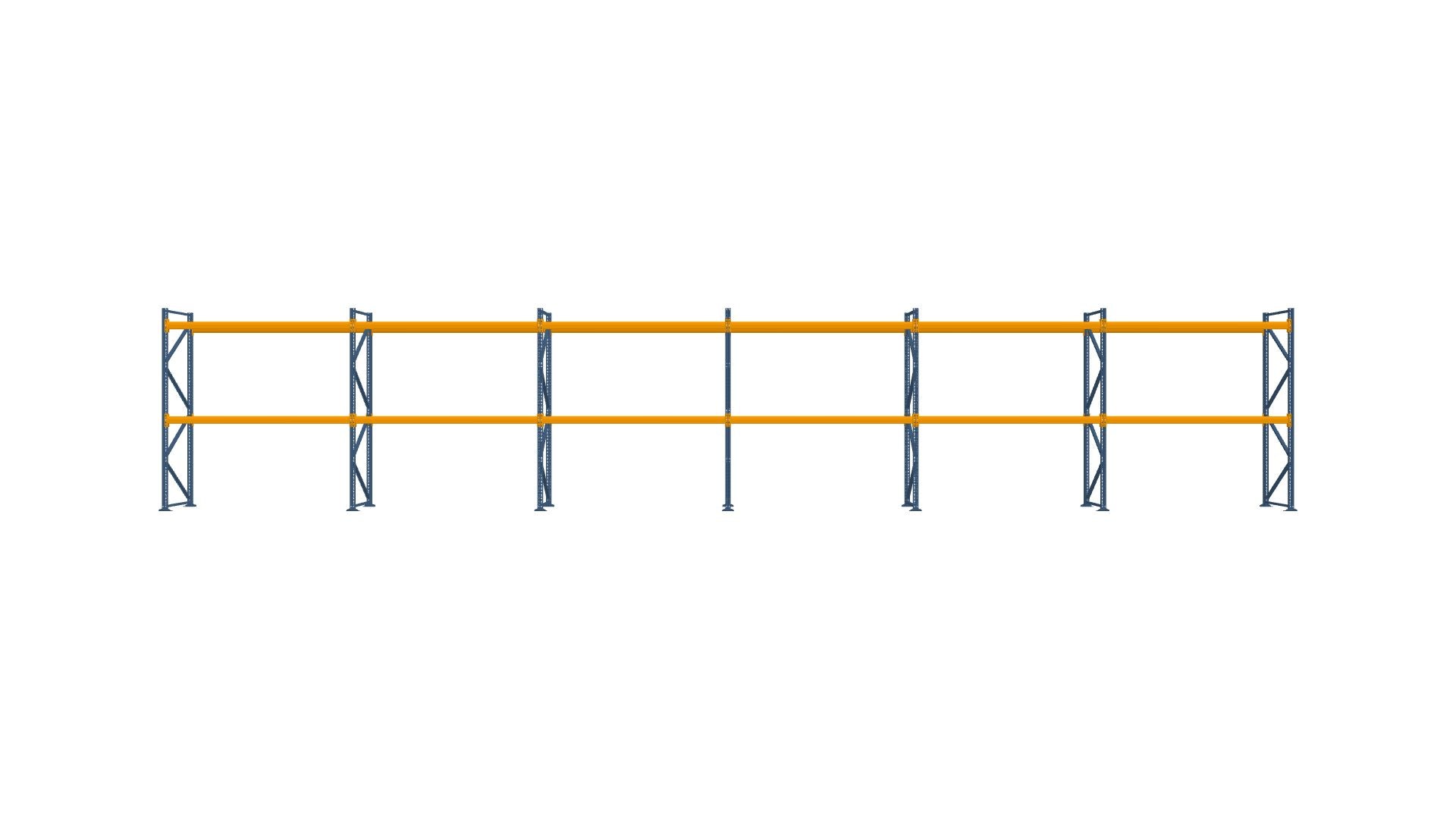 Konfiguration vom 18.11.2024 - 16.86 m x 3.00 m für 54 Paletten mit 700 kg