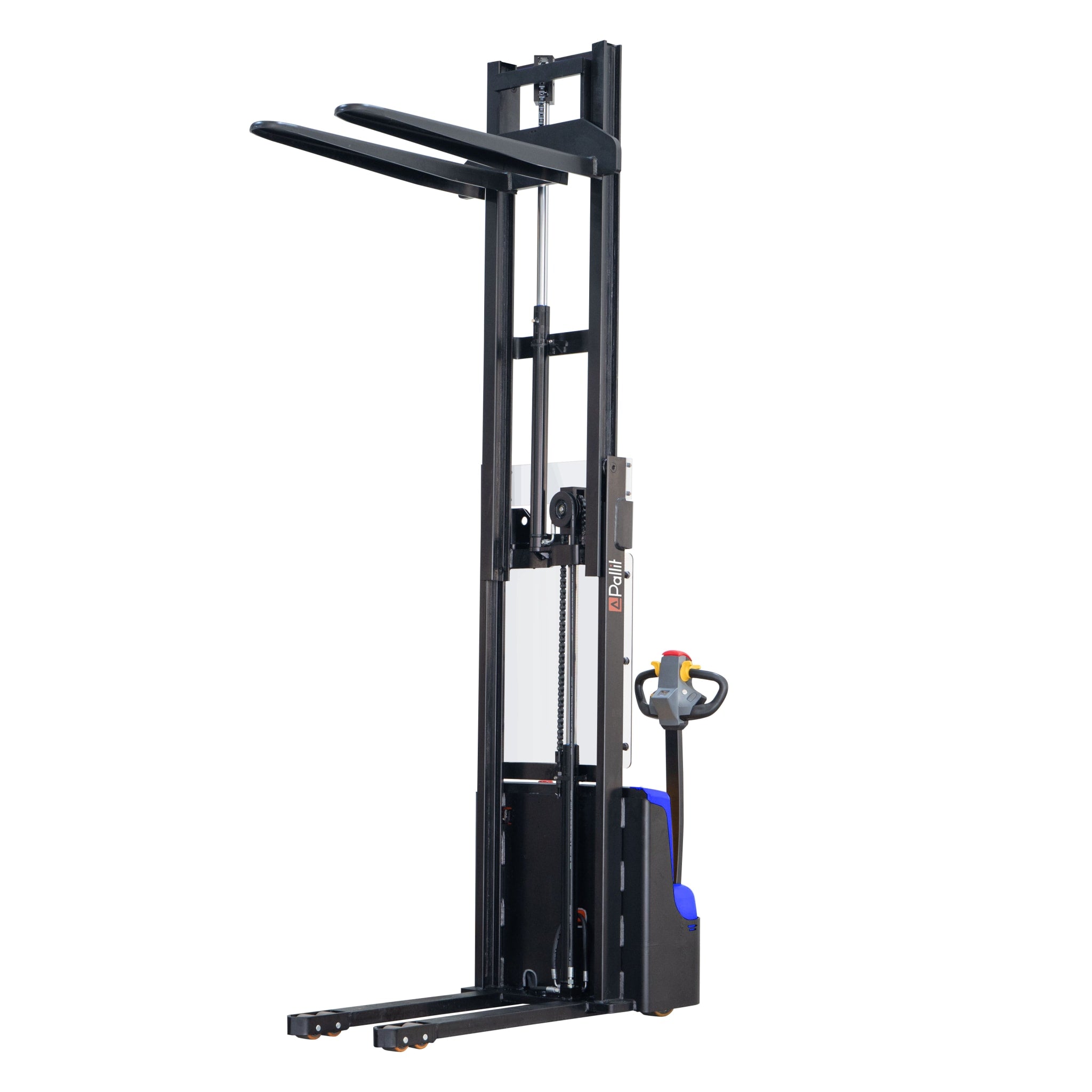 Pedestrian stacker PRECISE with proportional lift and full free lift