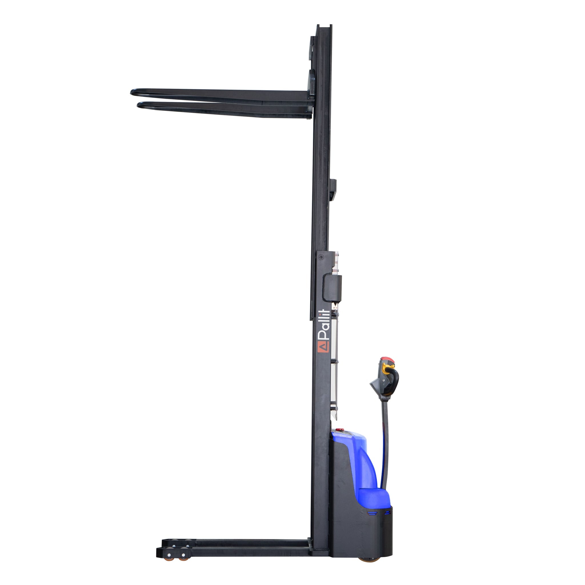 Pedestrian stacker PRECISE with proportional lift and full free lift