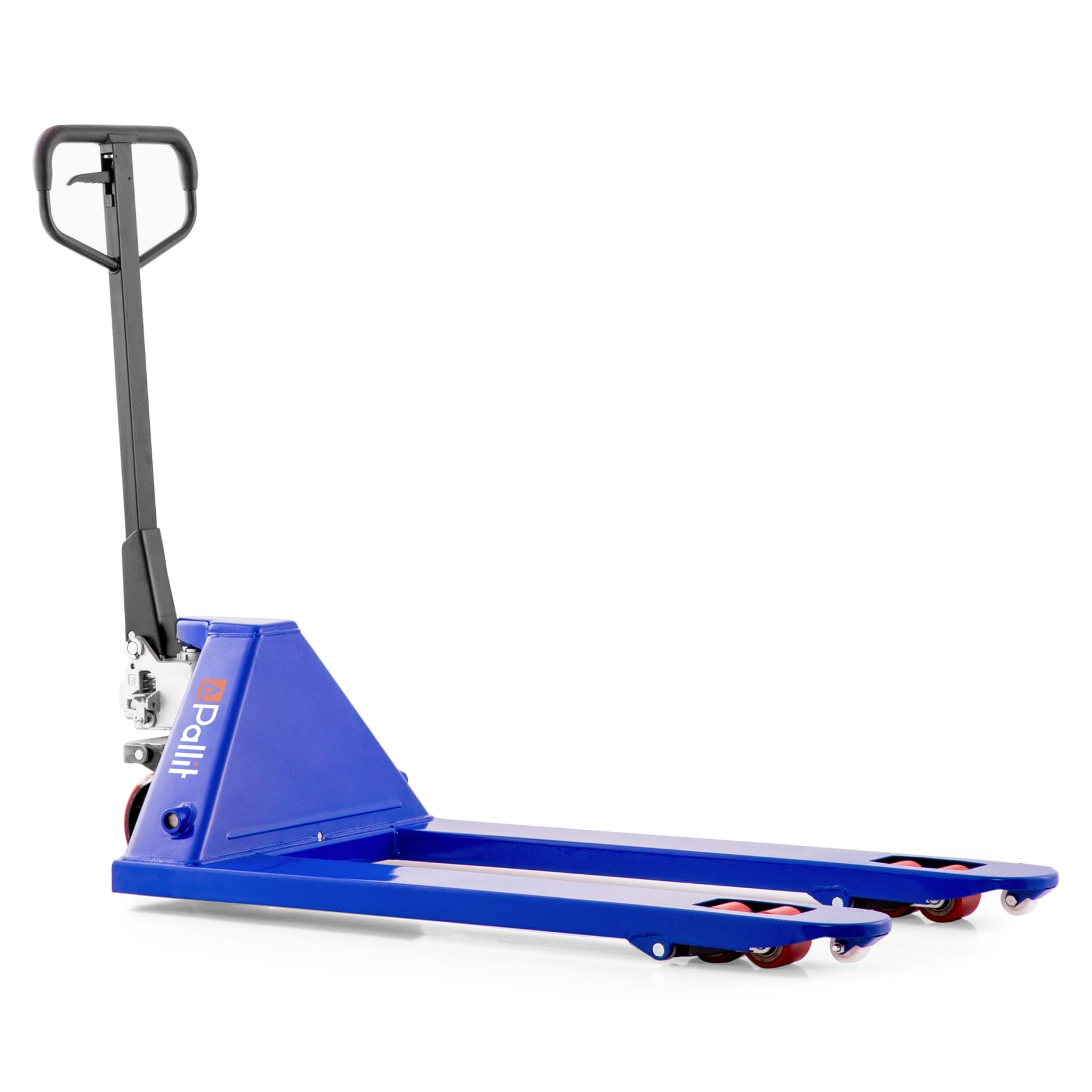 Hand Pallet Truck SIX-WIDE with Wide Forks