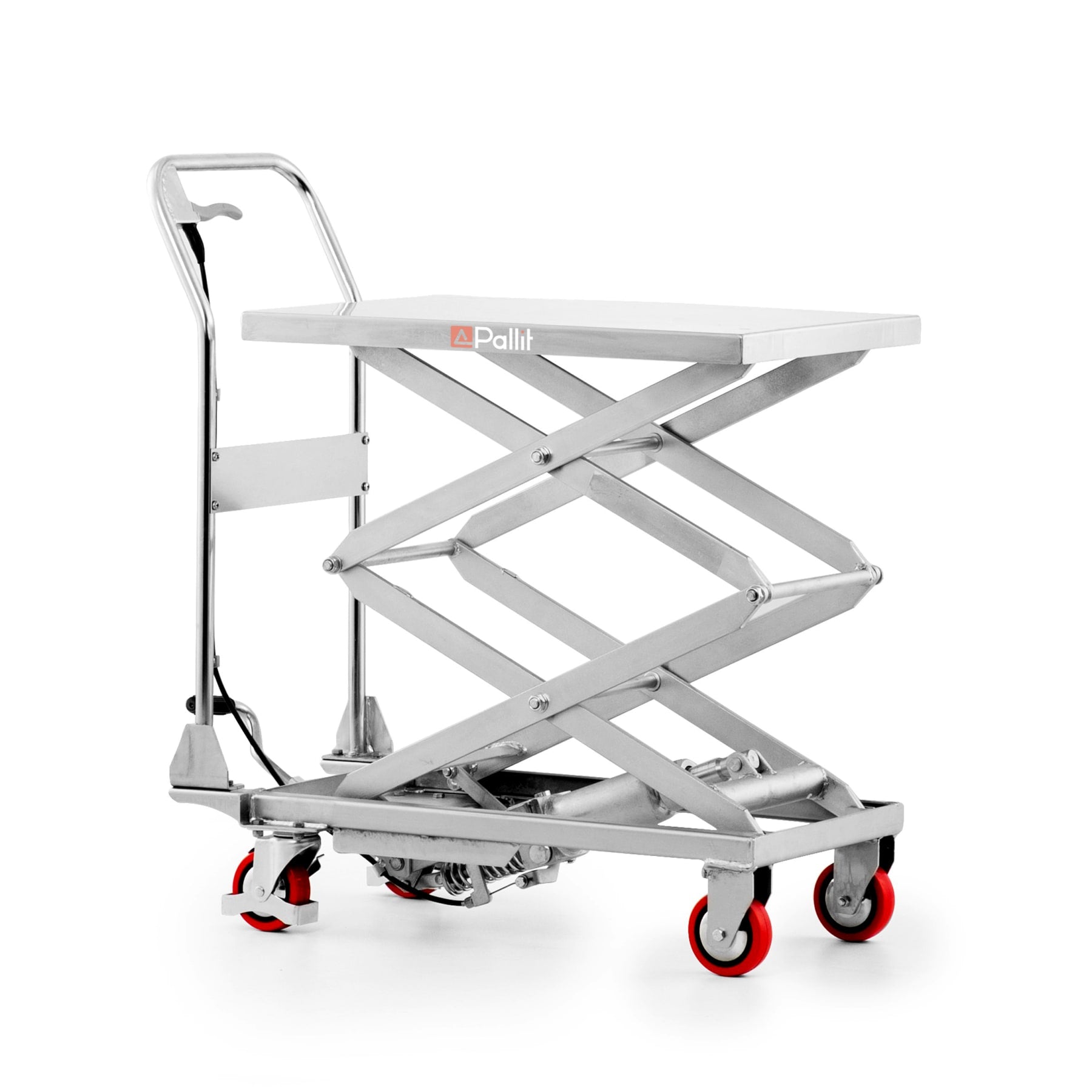 Mobile Double Scissor Lift Table Stainless Steel INOXX-L
